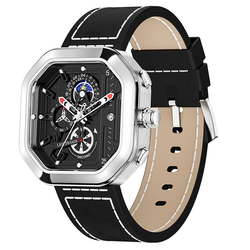 NOIR AURUM -Premium Sense Square Watch