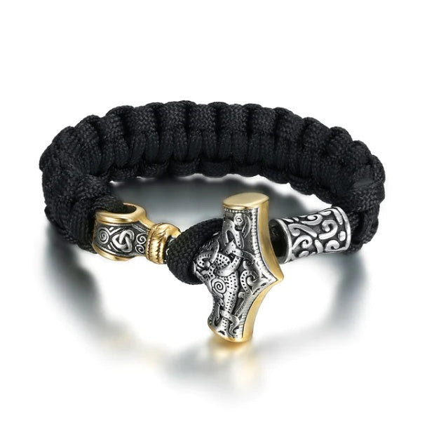 Asgard Crafted Paracord Mjolnir Bracelet | Gentleman Grace