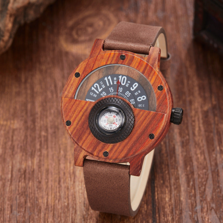 GRACE AXIS -Compass Wooden Watch