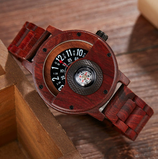 GRACE AXIS -Compass Wooden Watch